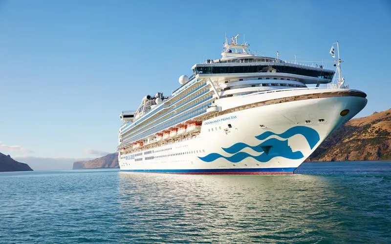 Silverstream Technologies has retrofitted its Silverstream System air lubrication technology onto the Diamond Princess Photo: Silverstream Technologies