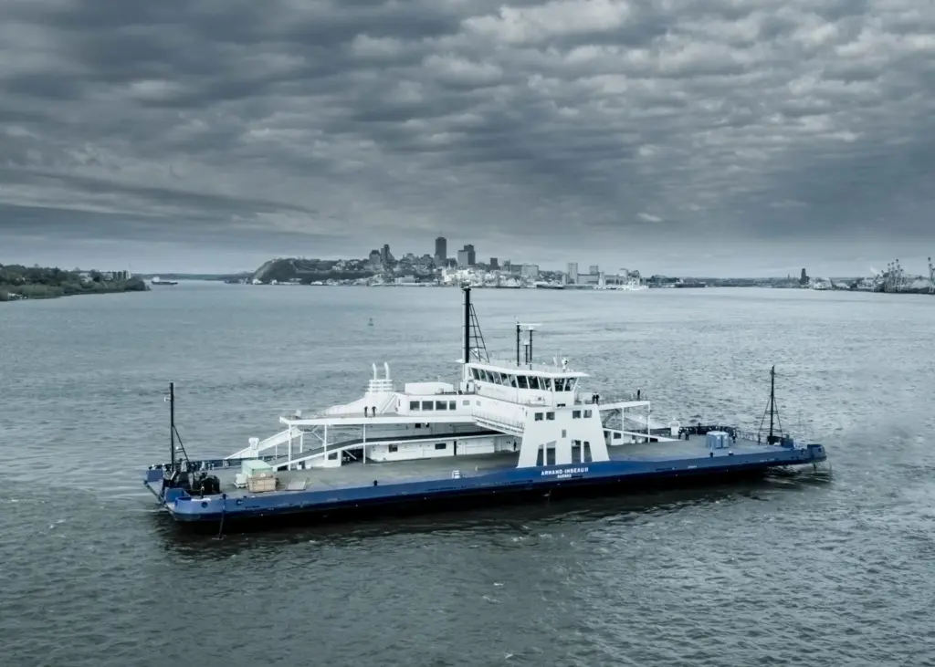 'Armand-Imbeau II', built for Société des traversiers du Québec, will operate on LNG fuel (credit: Davie Shipyards)