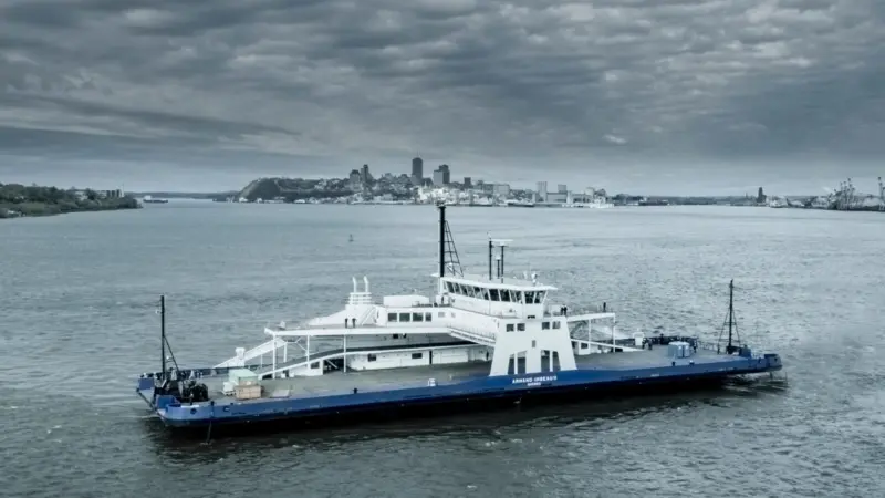 'Armand-Imbeau II', built for Société des traversiers du Québec, will operate on LNG fuel (credit: Davie Shipyards)
