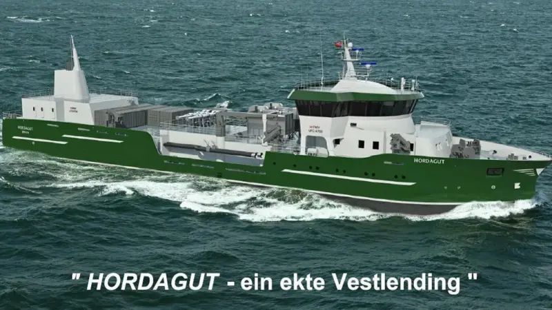 ‘Hordagut’ the new live fish carrier for Hordalaks AS Norway. Illustration: Heimli Design AS, Norway