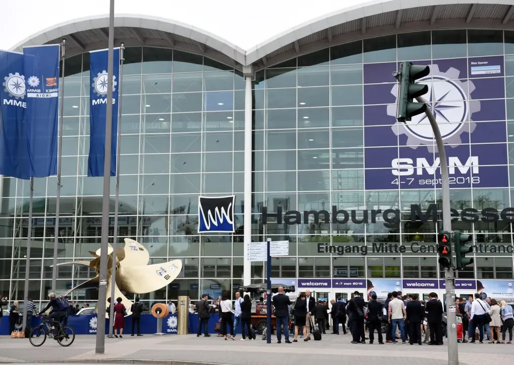 Around 50,000 visitors attended shipping's largest technology trade fair last week (credit: Hamburg Messe und Congress/Nicolas Maack)