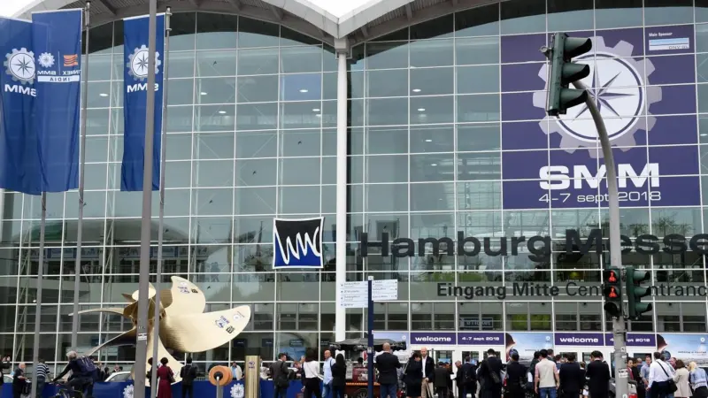 Around 50,000 visitors attended shipping's largest technology trade fair last week (credit: Hamburg Messe und Congress/Nicolas Maack)