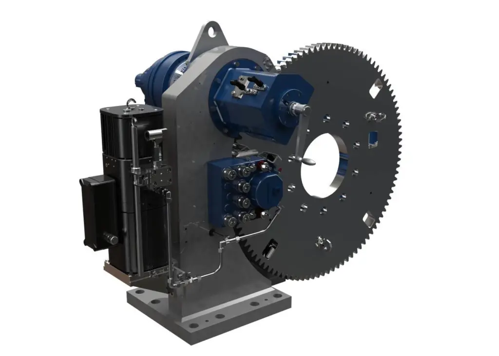 The range combines Dellner's turning and locking system with a hydraulic power pack developed by recently acquired company Pintsch Bubenzer (credit: Dellner Brakes)