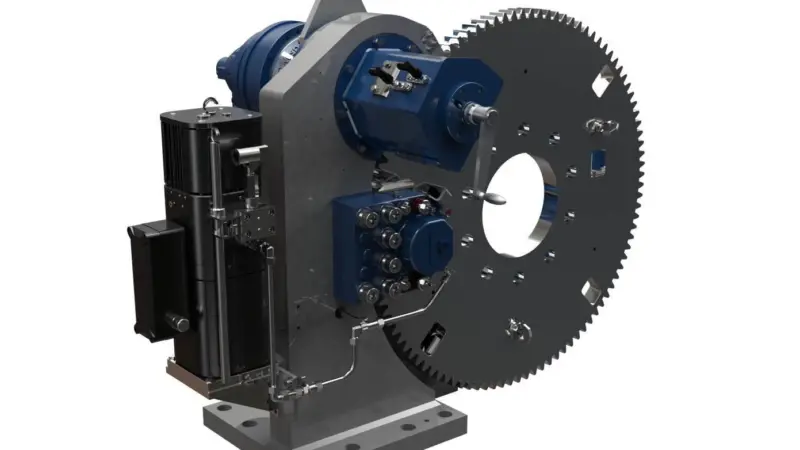 The range combines Dellner's turning and locking system with a hydraulic power pack developed by recently acquired company Pintsch Bubenzer (credit: Dellner Brakes)