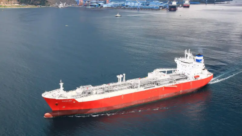 Integrated fuel and cargo handling systems for pioneering LPG-fuelled vessels (credit: Exmar)