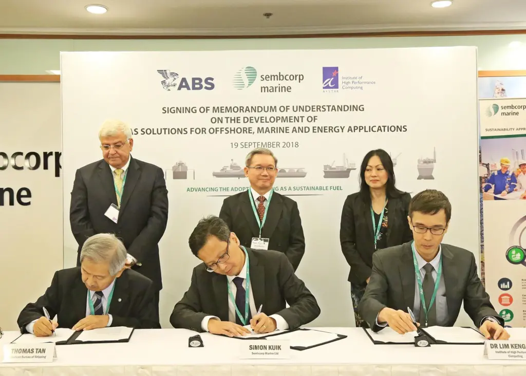 The technology partners have signed a MoU which includes the development of market-ready LNG solutions Photo: ABS
