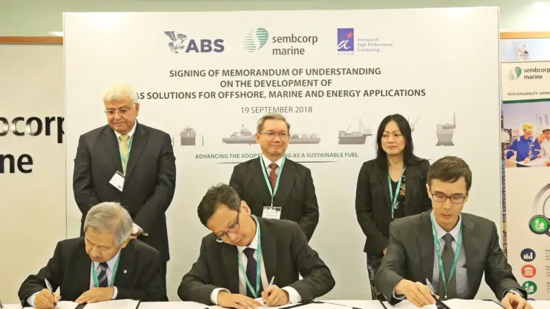 The technology partners have signed a MoU which includes the development of market-ready LNG solutions Photo: ABS