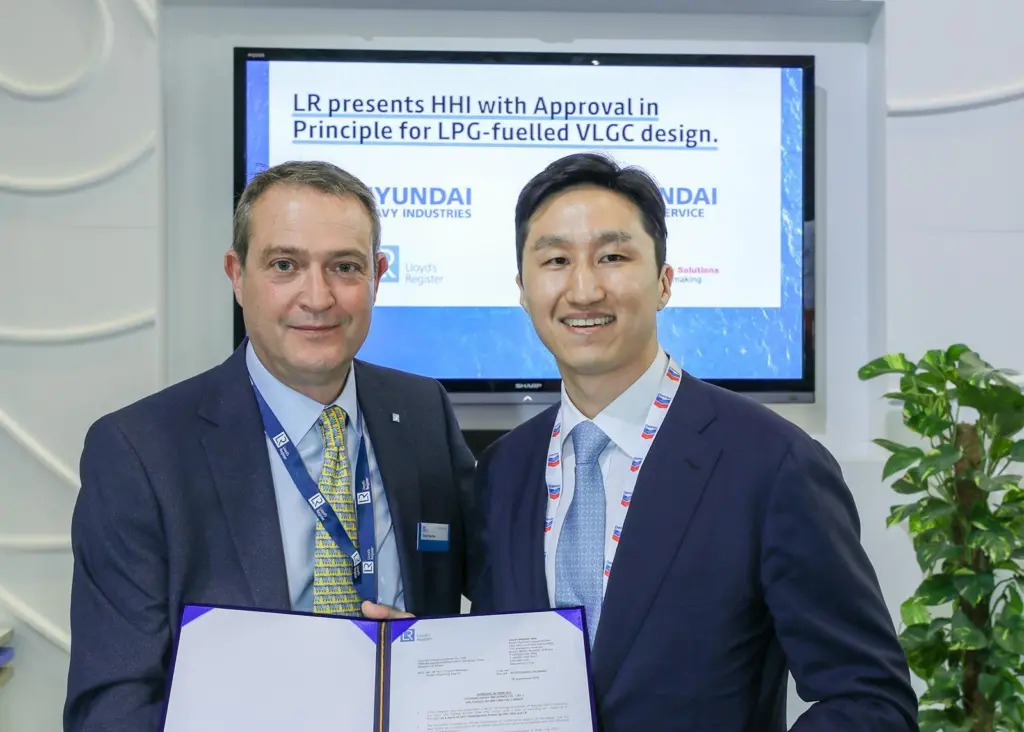 It is the first time that HHI has received an AiP for LPG as a fuel design Photo: LR