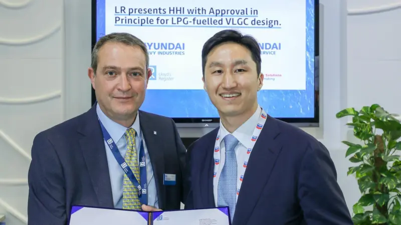 It is the first time that HHI has received an AiP for LPG as a fuel design Photo: LR