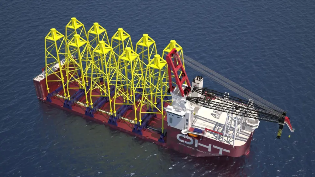 The innovative 216.3m, 48,000DWT vessel has been designed with a submersible main deck and 3,000mt lifting capacity Photo: Kongsberg
