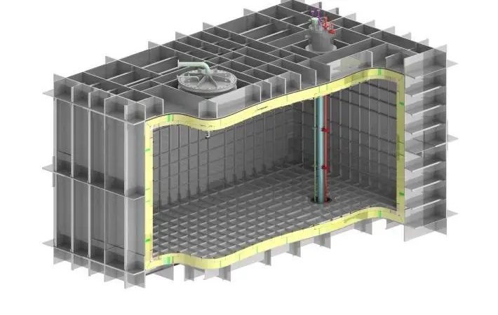 The LNG brick is a cryogenic storage solution Photo: GTT