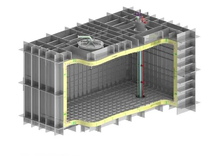 The LNG brick is a cryogenic storage solution Photo: GTT