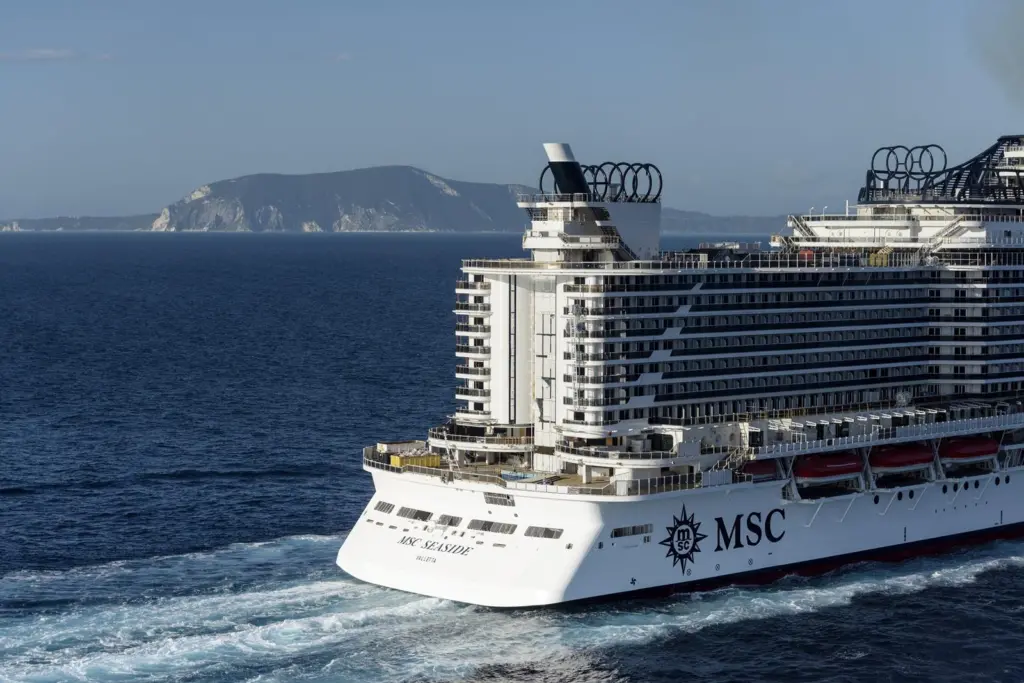 The 154,000gt 'MSC Seaside', a product of Fincantieri’s Monfalcone yard (credit: Fincantieri)