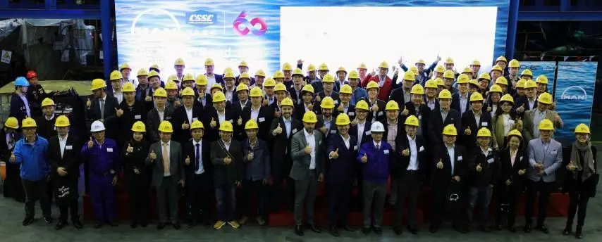 The ETB40 was launched at a ceremony in Shanghai hosted MAN’s two-stroke licensee, CSSC-MES Diesel Co Ltd (CMD) Photo: MAN