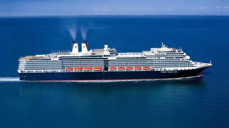 Holland America's 'Eurodam' is one of three cruise ships retrofitted with ABB shore power connections (credit: Holland America)