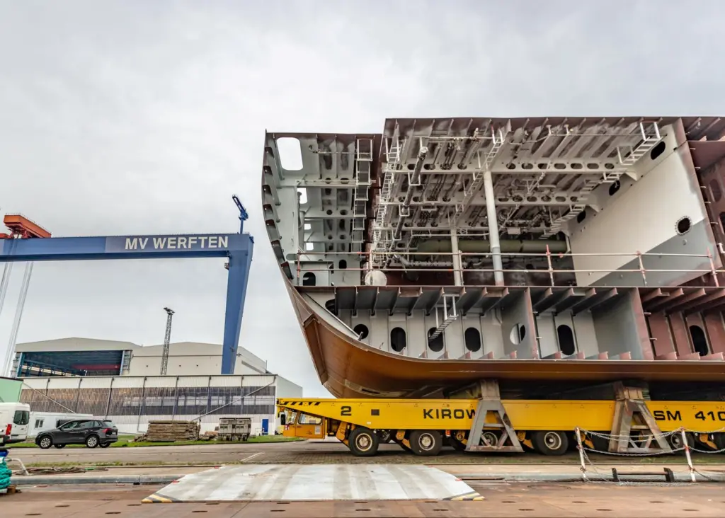 Global Class section at MVW Rostock-Warnemunde (credit: MV Werften)