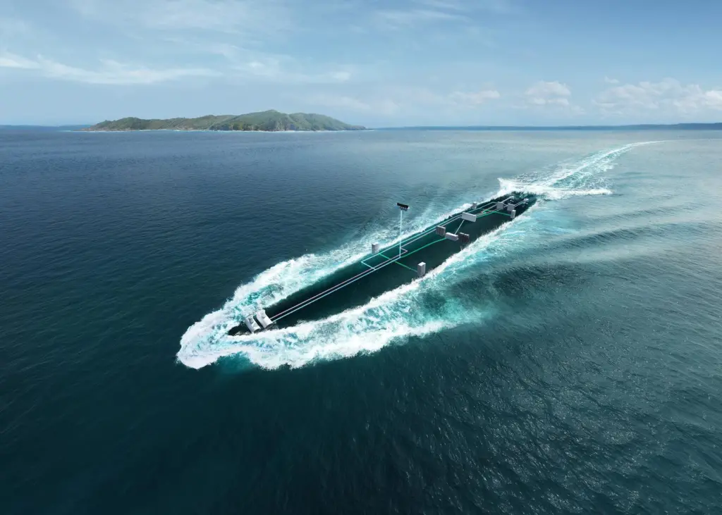 The fuel cell propulsion modelling project is part of ABB's vision for a 'digital, electric, connected' shipping industry (credit: ABB)