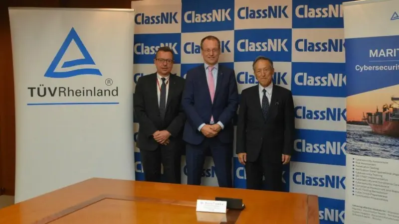 ClassNK and TÜV Rheinland are collaboarting in jointly developing and delivering a cybersecurity certification scheme Photo: ClassNK