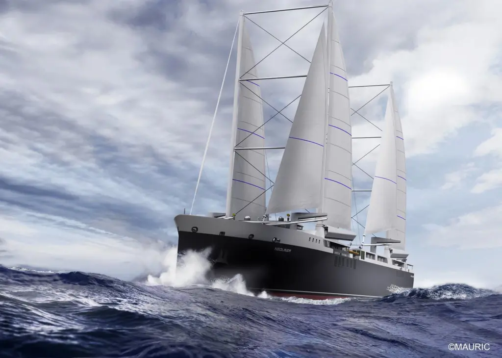 Renault and Neoline are joining forces to build a wind-powered ship Photo: Groupe Renault