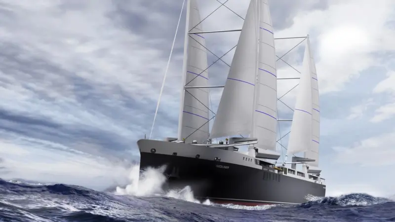 Renault and Neoline are joining forces to build a wind-powered ship Photo: Groupe Renault