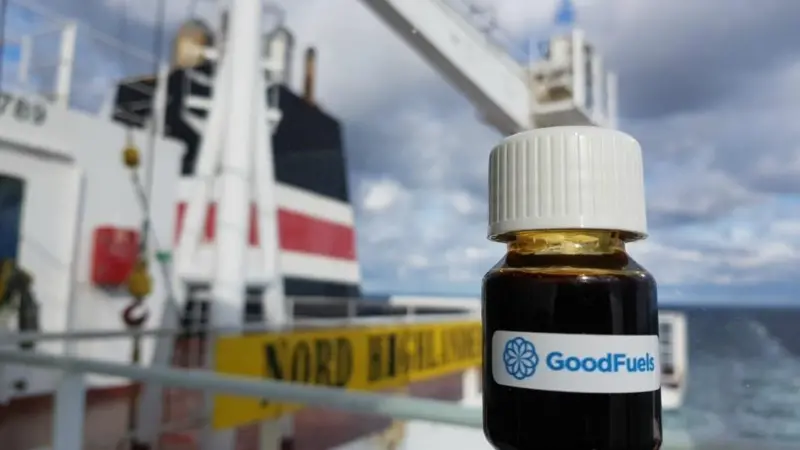 Norden has trialled a new GoodFuels biofuel oil Photo: GoodFuels