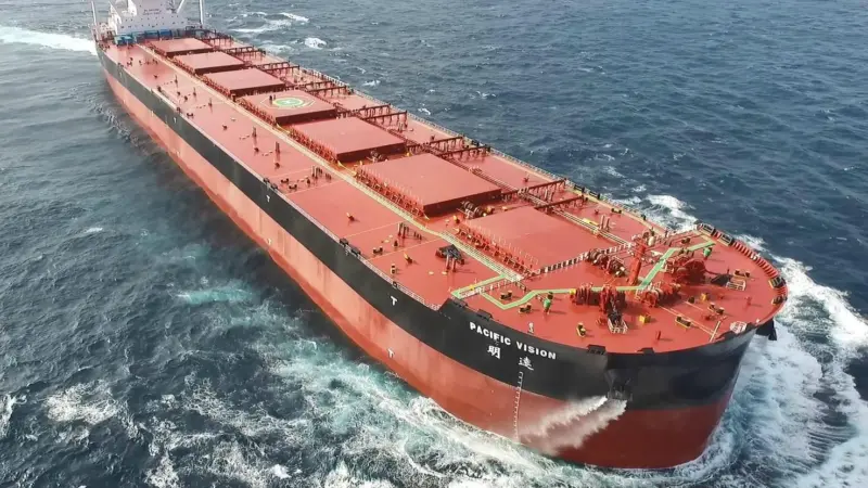 The world's first intelligent very large ore carrier Photo: DNV GL
