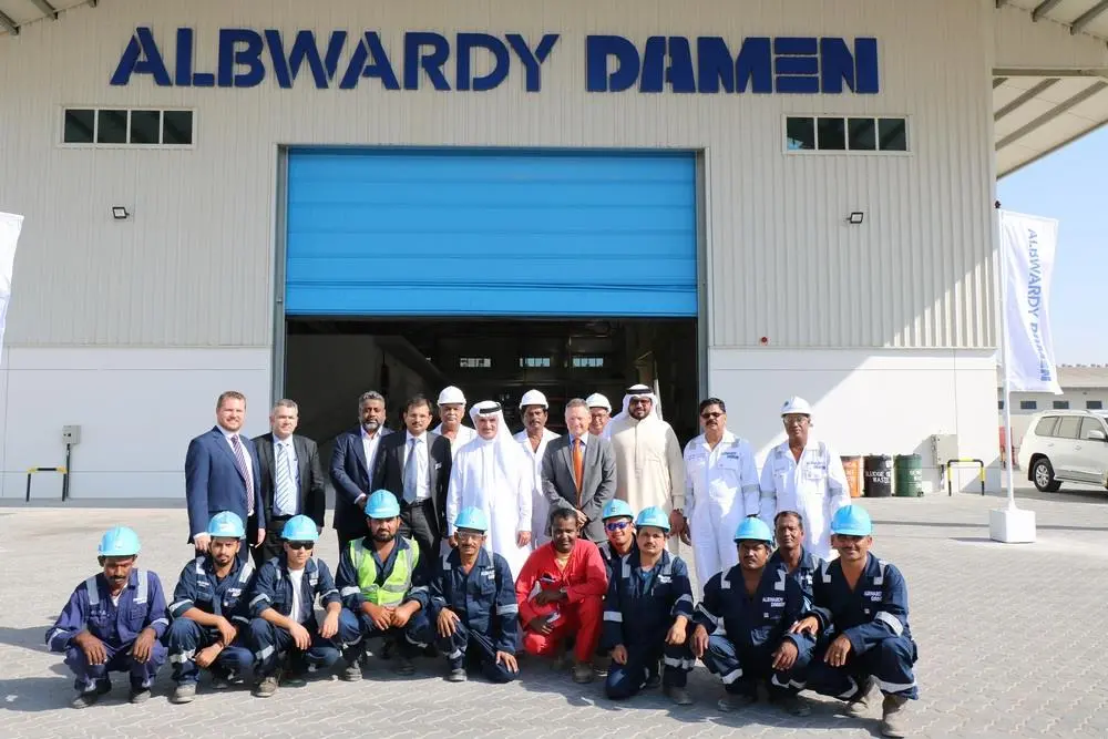 A new ship repair facility in Dubai Maritime City moves Albwardy Damen closer to operatros using the new hub