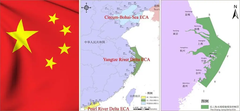 Ships must use low sulphur (0.50%) fuels in the Pearl River and Bohai Rim coastal ECAs from 1 January 2019.
