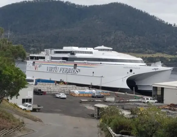 Incat launched a 110m catamaran