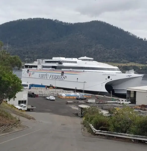 Incat launched a 110m catamaran