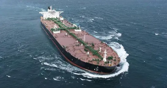 A very large crude carrier built by DSME