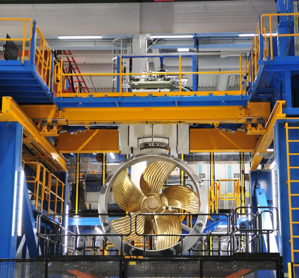Acceptance test slot at Rauma azimuth production centre