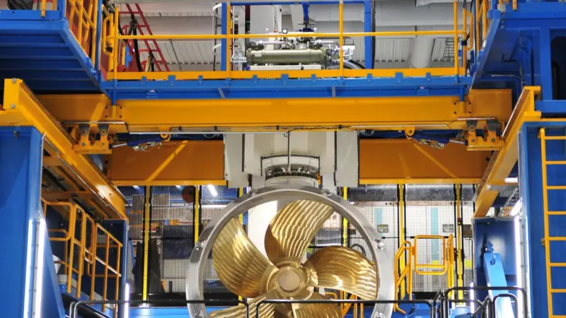 Acceptance test slot at Rauma azimuth production centre