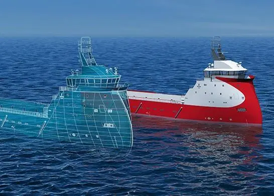 DNV GL aims to use digital twins to monitor hull condition Photo: DNV GL
