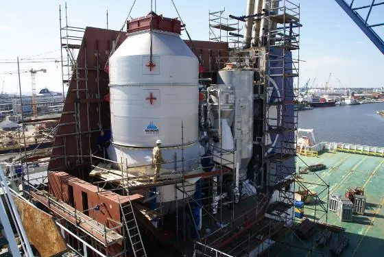 The very first PureSOx system installation on board the DFDS Ficaria Seaways