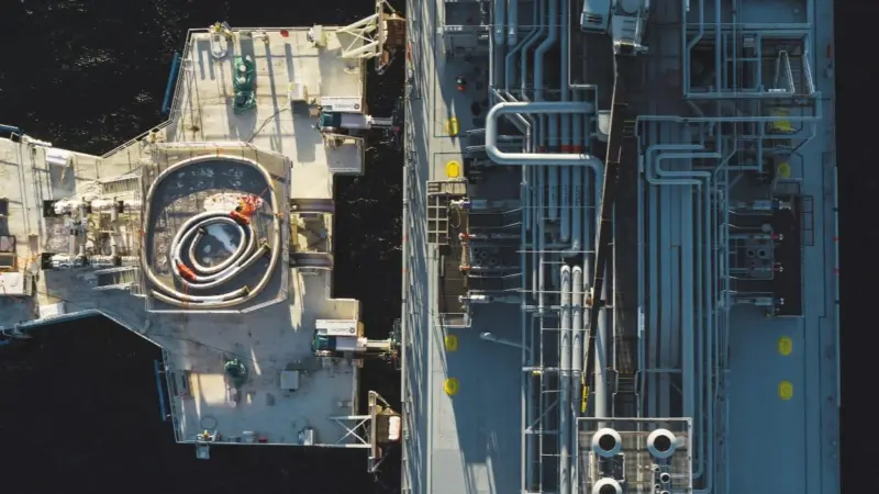 Connect LNG has conducted a successful operation using its UTS Photo: Connect LNG