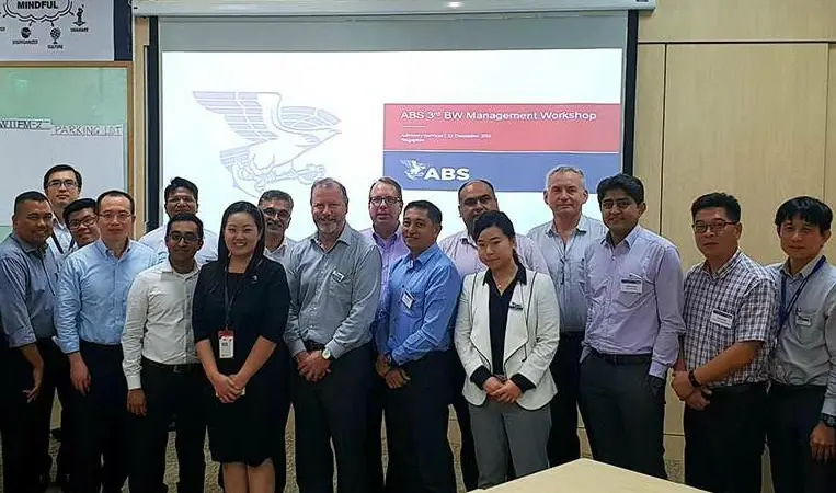 ABS has held a series of BWM workshops Photo: ABS