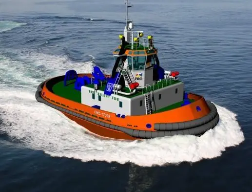 The vessel will be the first IMO Tier III-compliant Harbour Tug for operation in the Mediterranean area (credit: Cintranaval)