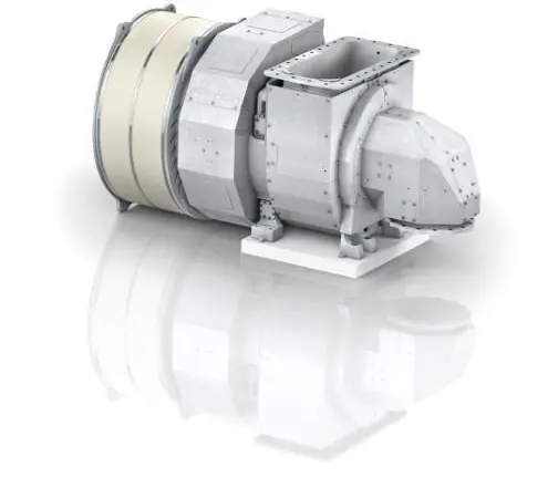 Rendering of the TCT turbocharger from MAN Energy Solutions