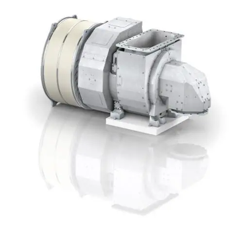 Rendering of the TCT turbocharger from MAN Energy Solutions