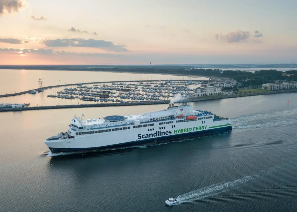 Scandlines' hybrid ferries in the Fehmarn Belt are to be fitted with new thrusters Photo: Scandlines
