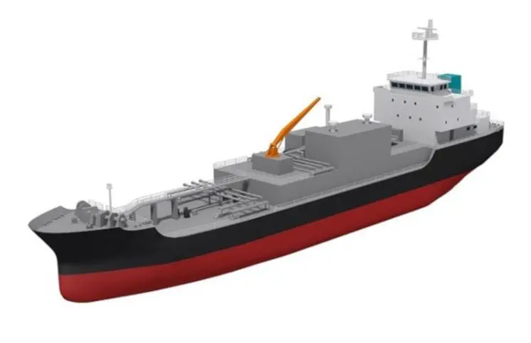 The bunker vessel will be the first in Asia capable of supplying both LNG and low sulphur fuel oil.