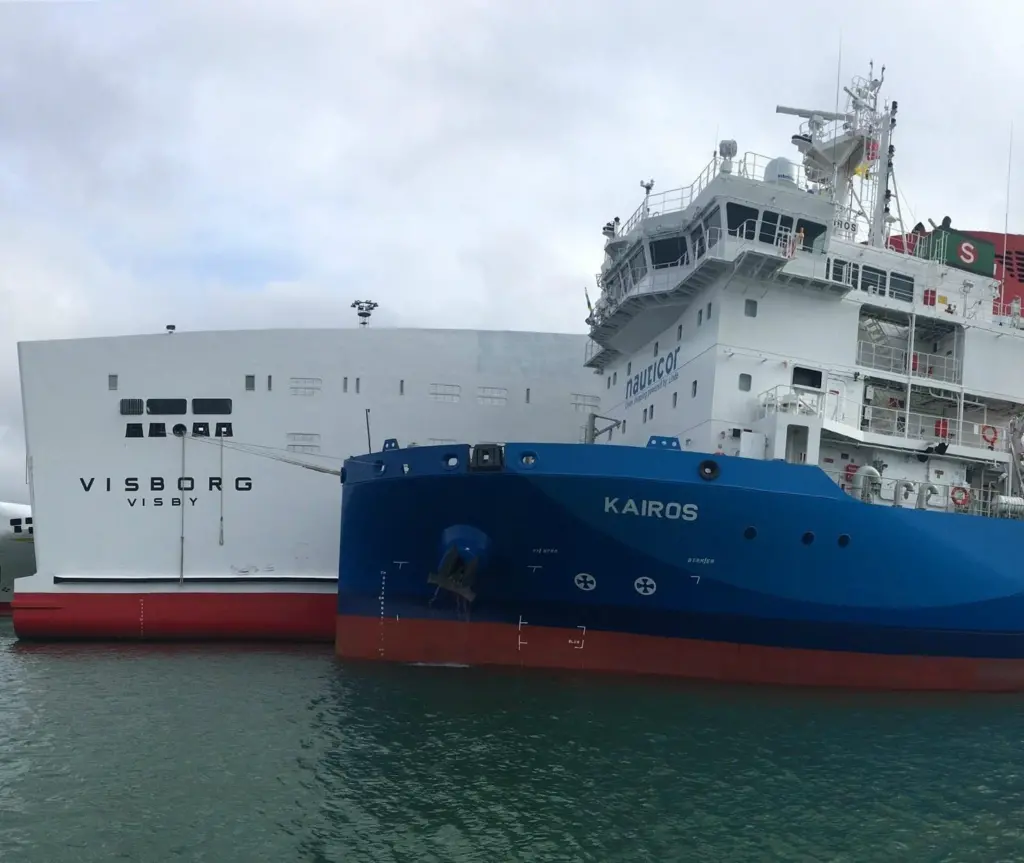 The successful first LNG ship-to-ship bunker operation in the port of Visby was the result of intensive preparation by Nauticor’s team, its partners and authorities.