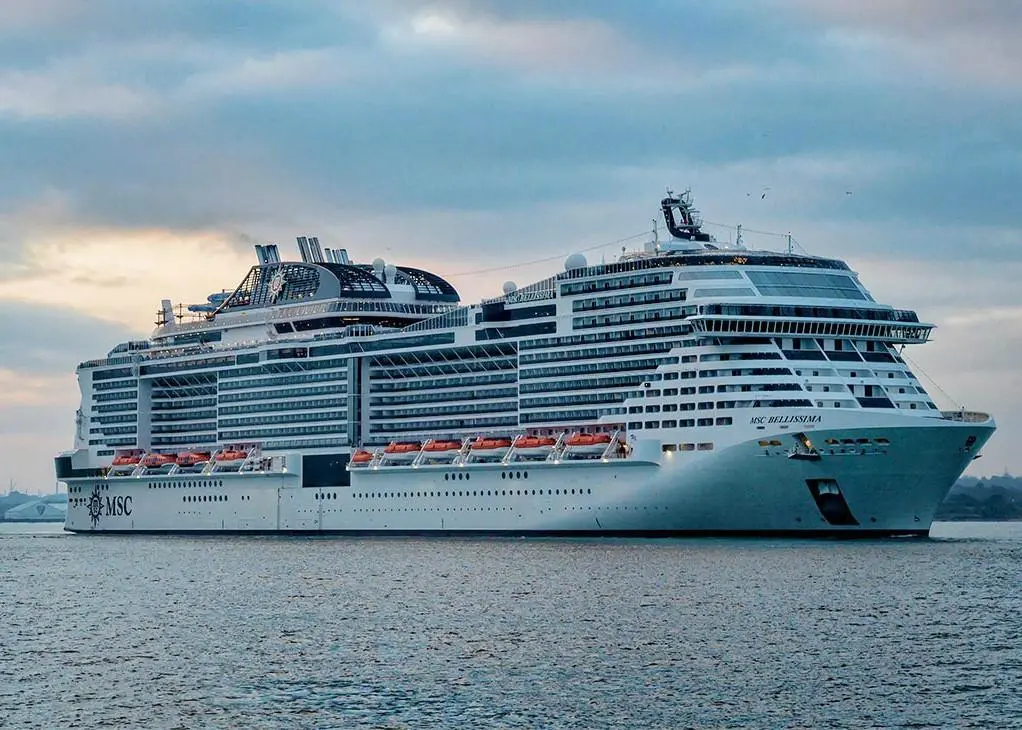 Four of MSC Cruises' Meraviglia-class cruiseships operate the BIO-SEA system (credit: MSC Cruises).