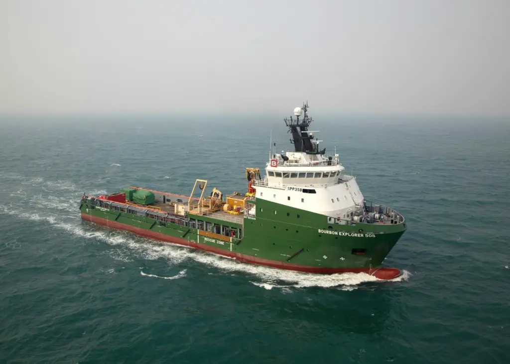 BV completed a remote inspection and audit survey on ‘Bourbon 508’, an OSV stationed off Angola