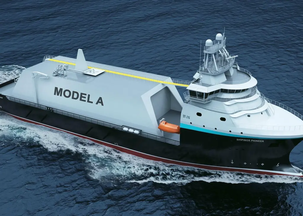 ShipInox's 6,000 cbm capacity LNG carrier/bunker vessel received the first class approval for a design based on an OSV.