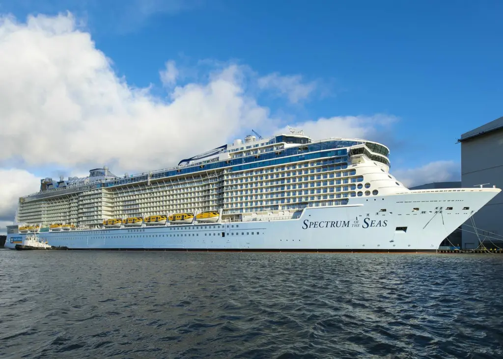 Meyer Werft’s latest product, Spectrum of the Seas (photo: Meyer Werft).