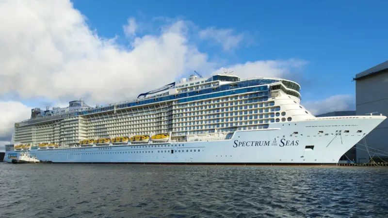 Meyer Werft’s latest product, Spectrum of the Seas (photo: Meyer Werft).