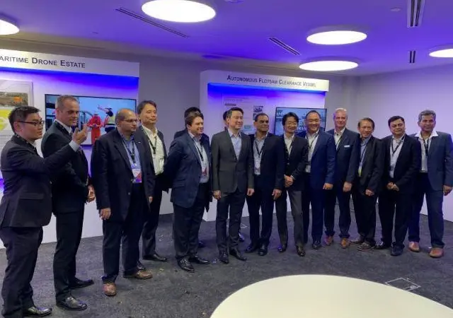 ST Engineering Electronics, Mitsui and Lloyd’s Register met to sign the MoU. (credit: Lloyd’s Register)