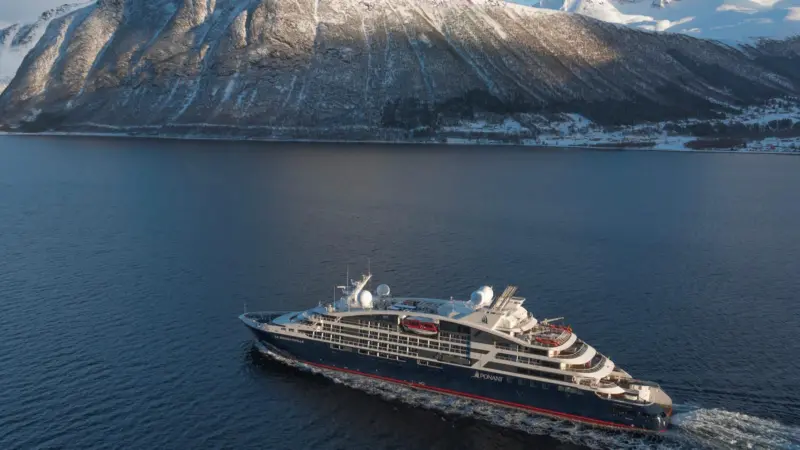 Vard delivered the third in a series of expedition cruise vessels, 'Le Bougainville', to Ponant Cruises on 5 April.